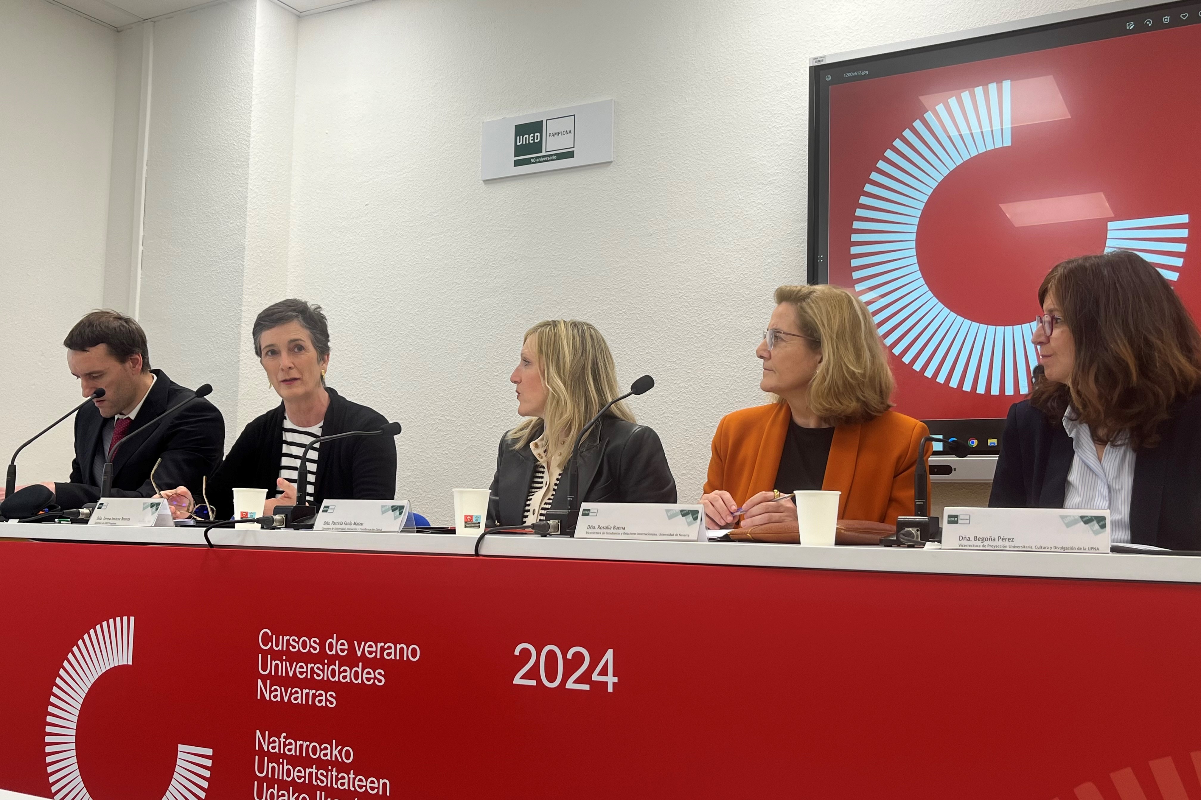 Presentados en UNED Pamplona los Cursos de verano de las universidades navarras